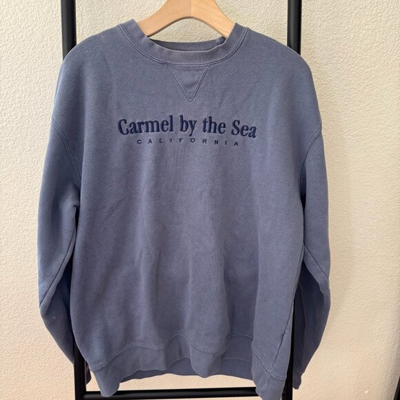 Gear For Sports Tops - Carmel by the Sea, California Embroidered Crewneck Sweatshirt Size Large